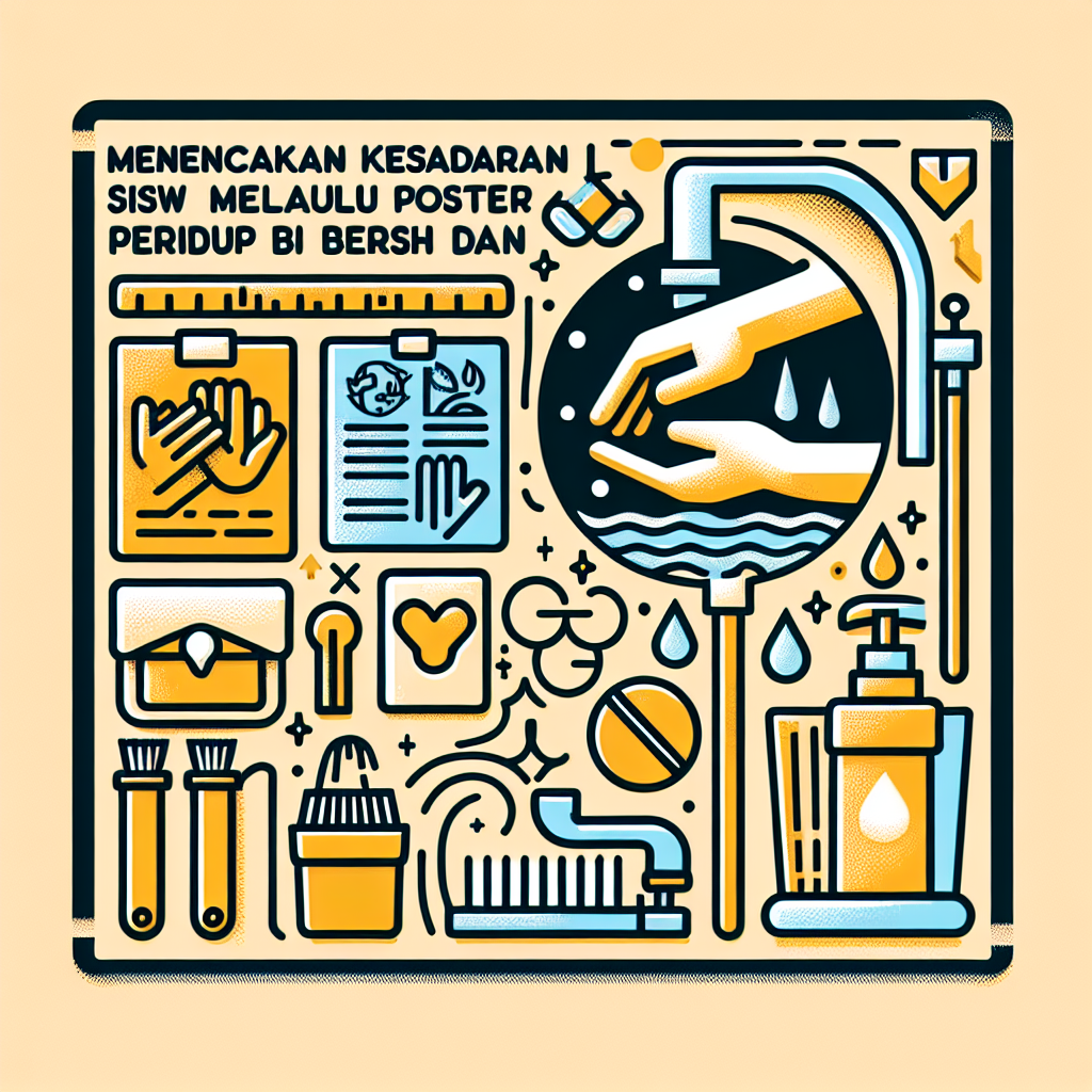 Meningkatkan Kesadaran Siswa Melalui Poster Perilaku Hidup Bersih dan
